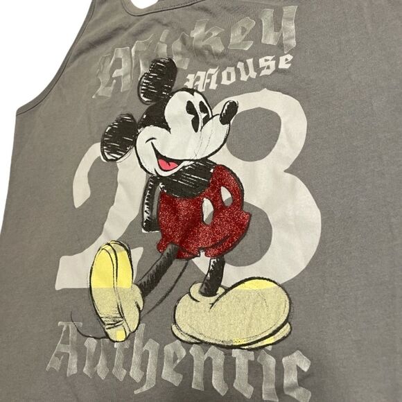 Sparkly Mickey Mouse twisted Racer back Tank - Picture 2 of 4